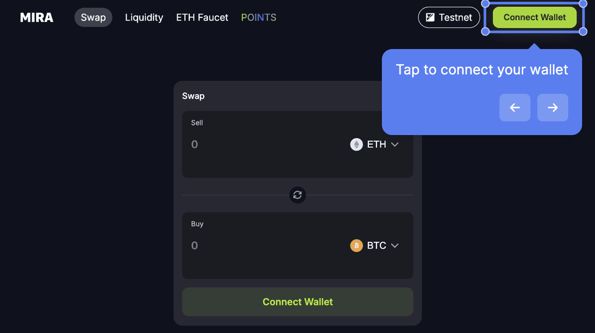 Microchain - Connect Wallet