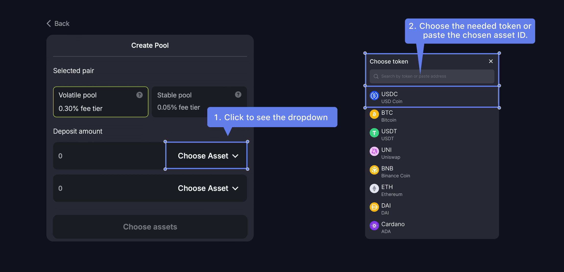 Microchain - How to Create Pool Step 4